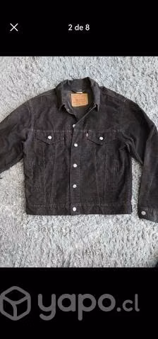 Chaqueta cotele café obscuro levi's vintag