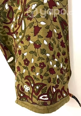Pantalón Con Bolsillos Hindú Talla M/l Verde - Imagen 5