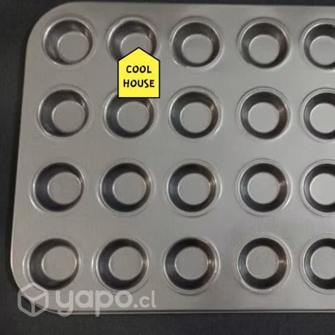 Bandeja 24 cavidades para hornear profiteroles