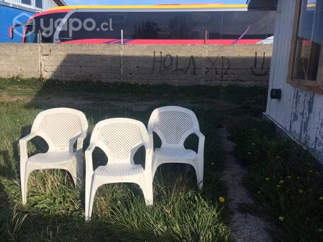 Sillas plásticas para jardín