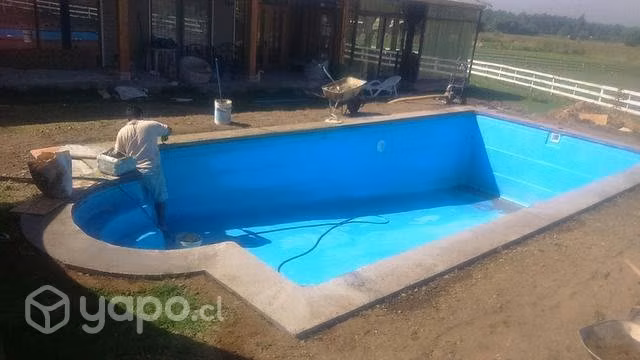 Piscina de fibra de vidrio 10x4