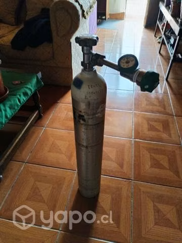 Tubo oxígeno con regulador