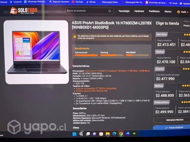 Asus proArt studio 16 - Imagen 4