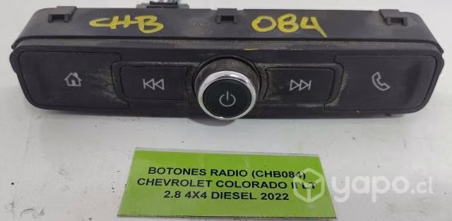 Botones Radio Chevrolet Colorado II LT 2.8 2022