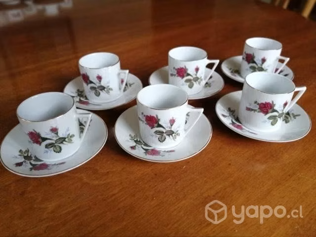 Juego de tazas de te