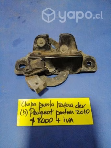 Chapa puerta tras der (b) Peugeot Partner 2010