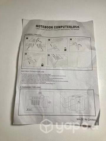 Cadena seguridad para notebook - Imagen 2