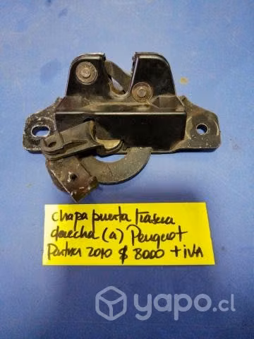 Chapa puerta tras der (a) Peugeot Partner 2010
