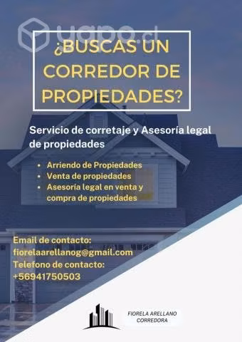 Servicio de corretaje y Asesoria legal propiedades