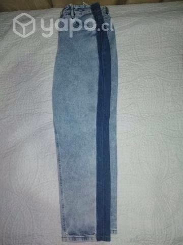 Jeans Amalia claros con una franja azul Talla 44 - Imagen 2