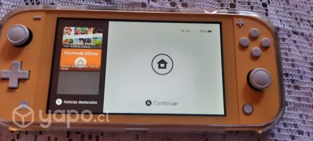 Switch lite amarilla