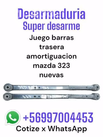 Fuego barras traseras amortiguación Mazda 323 nuev