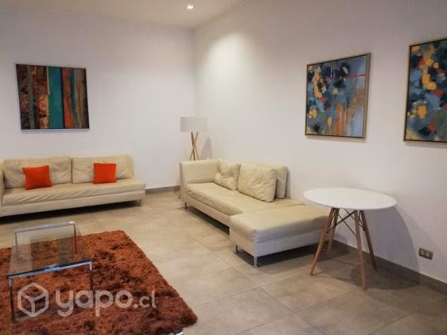 Dpto amoblado estilo mariposa en Santiago Centro