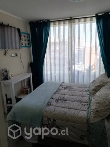 Dpto amoblado estilo mariposa en Santiago Centro