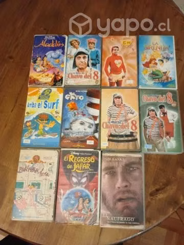 11 peliculas vhs originales