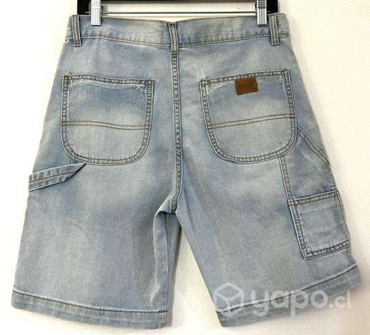 Bermuda O Short Marca Think Talla 42 Celeste - Imagen 2