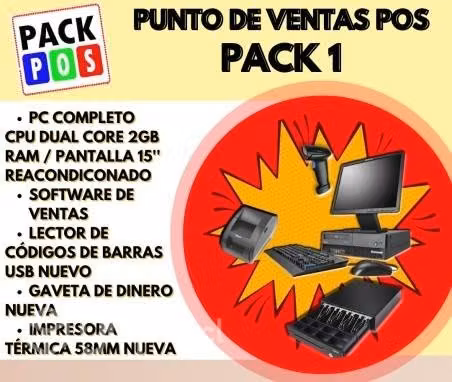 Pos punto de ventas pack 1