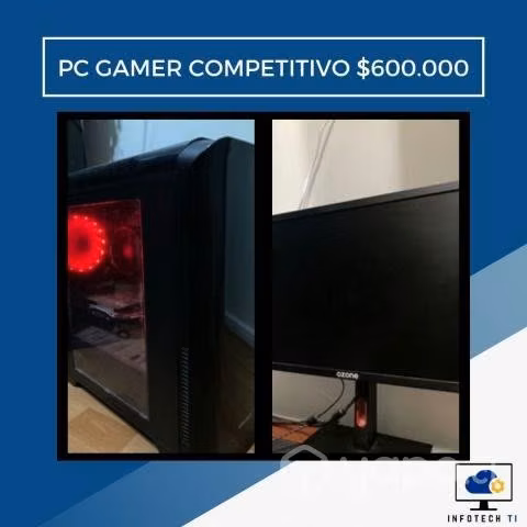 Pc gamer ryzen 5 5600x | gtx 1050 msi | 16 gb ram