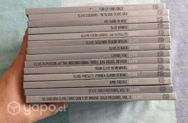 Colección de libros+CD musical de Elvis Presley