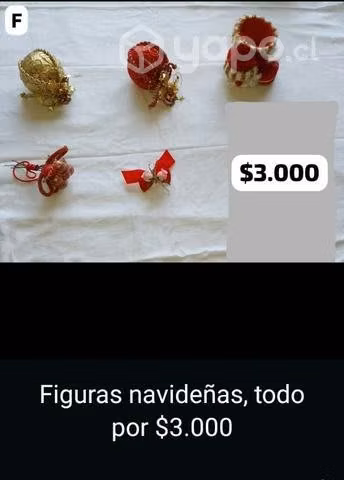 Artículos navideños en venta