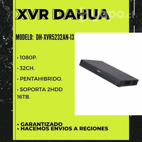 Xvr dahua modelo: dh-xvr5232an-i3