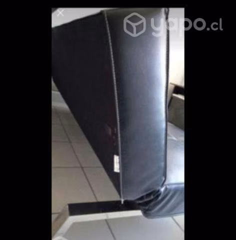 Sofa cama negro - Imagen 3