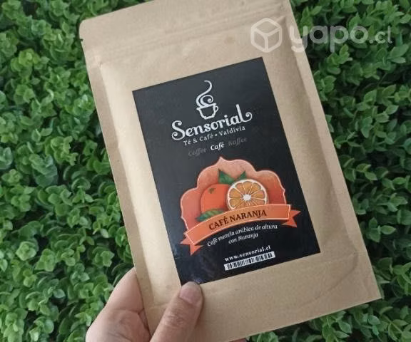 Café grano molido con sabores marca Sensorial
