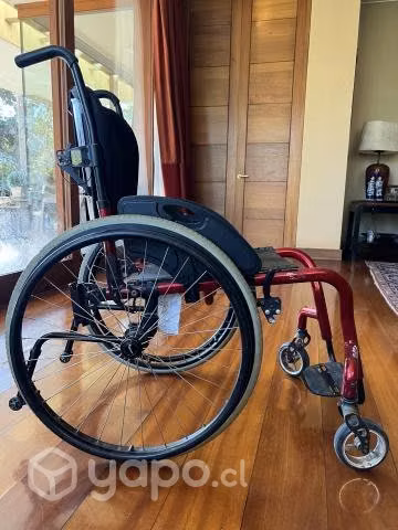 Silla de ruedas Quickie roja jay j3 - Imagen 2