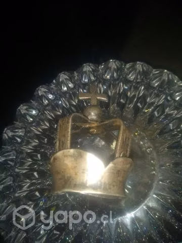 Corona santo Antigua de plata colonial