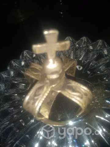 Corona santo Antigua de plata colonial - Imagen 3