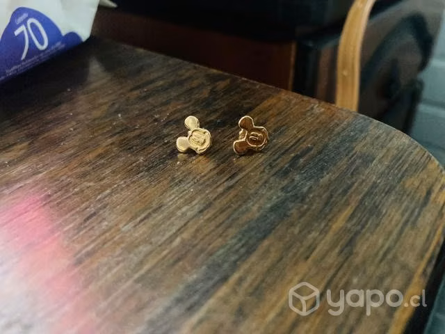 Aros mickey 18k - Imagen 3
