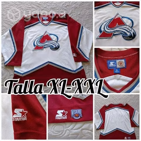Camiseta Starter Nhl Colorado Avalanche Talla Xl