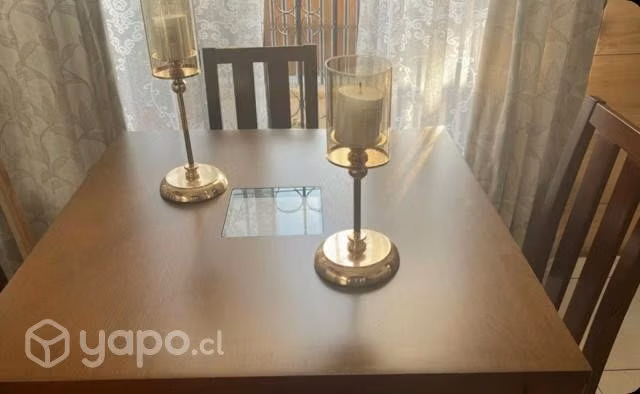Comedor 4 sillas de madera