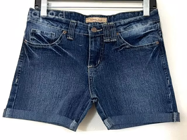 Short Semi Elástico Marca Vanks Talla 40/42 Azul