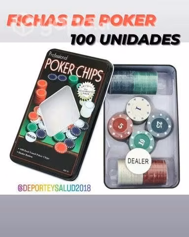 Fichas de póker 100 fichas