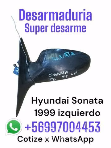 Espejo izquierdo Hyundai Sonata año 1999