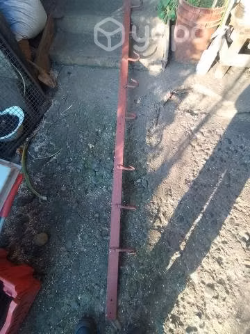 Barra colgador de fierro,