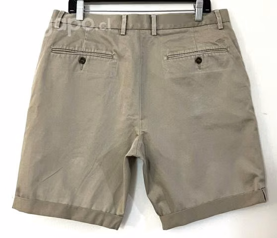 Short No Elástico Marca Dockers Talla 36 Café - Imagen 2