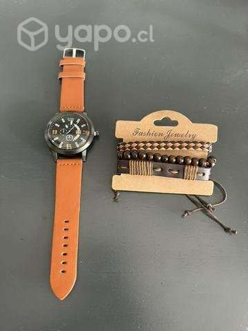 Reloj analógico con pulseras - Imagen 3