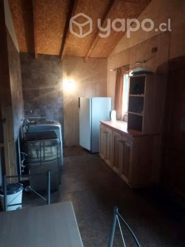 Cabaña de 36 m2, patio de 1000 m2, dos dormitorio