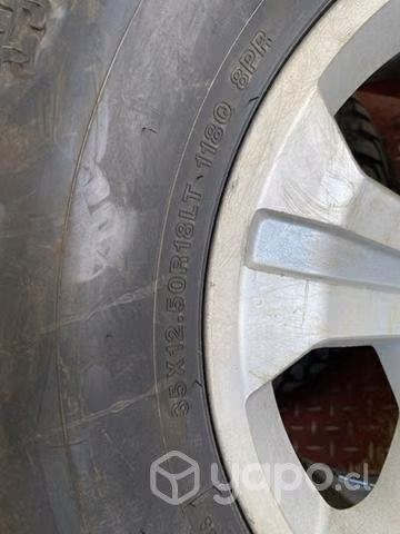Llantas originales silverado con neumáticos 35 e18 - Imagen 2