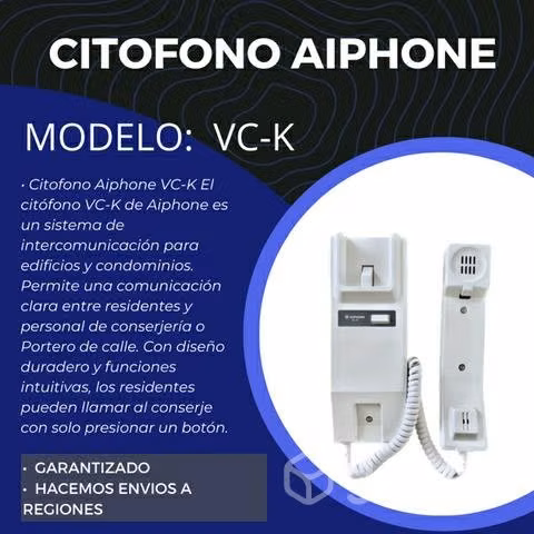 Citofono aiphone modelo: vc-k