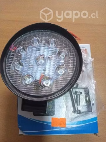 Foco faenero redondo 9 luces led 12/24v
