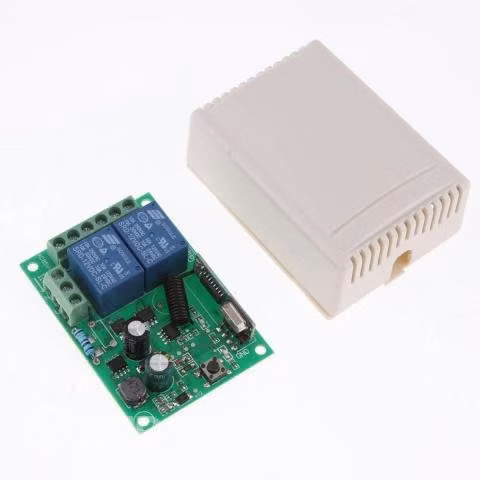 Receptor 433 mhz 2 canales sin temporizador