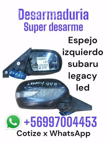 Espejo izquierdo Subaru Legacy LED