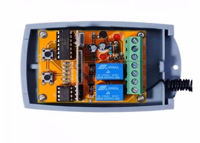 RECEPTOR RX 2 CANALES FRECUENCIA 433 MHz