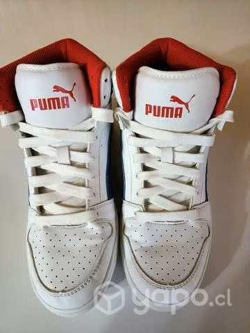 Zapatillas Puma Rebound niño Blancas - Imagen 3