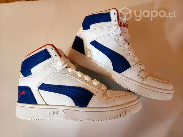 Zapatillas Puma Rebound niño Blancas - Imagen 2