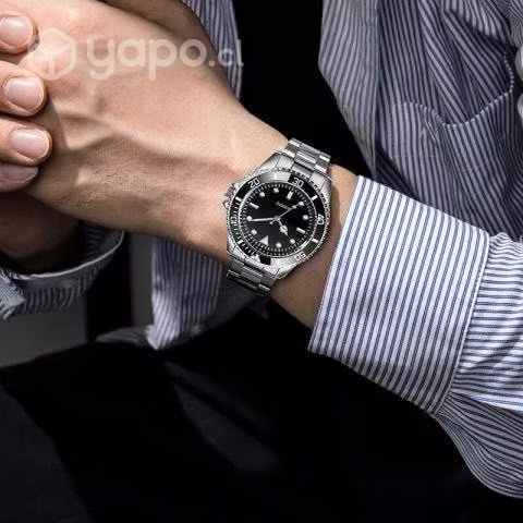 Reloj de movimiento japonés con bisel giratorio - Imagen 4