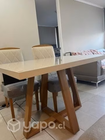 Hermoso comedor cubierta vidrio - Imagen 3